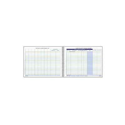 Adams® Check Payment & Deposit Register, 8-1/2" x 11", White, 192 Sheets/Pad
