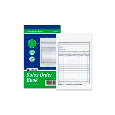 Adams® Sales Order Book, 2-Part, Carbonless, 4-3/16" x 7-3/16", 50 Sets/Pad