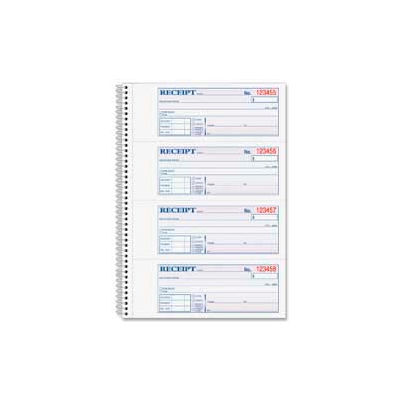 Adams® Money/Rent Receipt Book, 2-Part, 7-5/8" x 11", White/Canary, 200 Sets/Pad