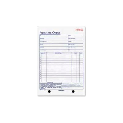 Adams® Purchase Order Book, 3-Part, Carbonless, 5-9/16