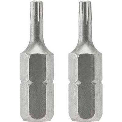 BOSCH® Torx® #T9H Security Insert Bits, 1"L, 1/4"Shank