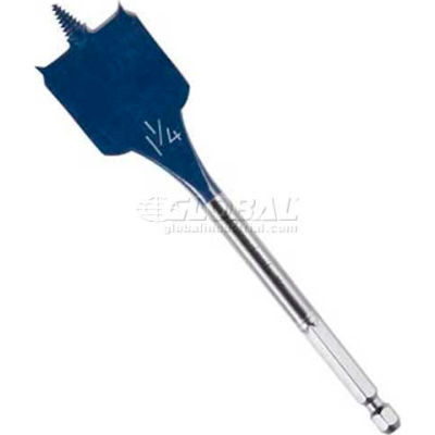 BOSCH® 1-1/4" X 6" Daredevil Standard Spade Bit, DSB1017B, Hex Shank