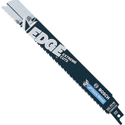 BOSCH® 9" Heavy Metal & Speed Reciprocating Saw Blade, RESM9X2, 8/10 TPI, 5-Piece - Pkg Qty 5