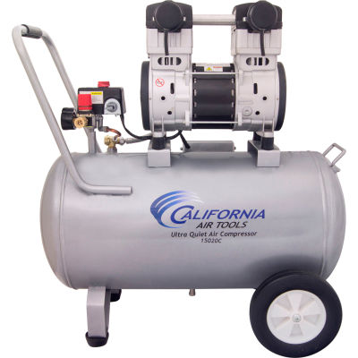 California Air Tools CAT-15020C, Portable Electric Air Compressor, 2 HP, 15 Gal, Horizontal, 5.3 CFM