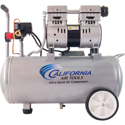 California Air Tools CAT-8010, Portable Electric Air Compressor, 1 HP, 8 Gal, Horizontal, 2.2 CFM