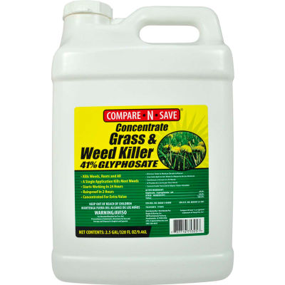 Compare-N-Save® Concentrated Grass & Weed Killer, 2-1/2 Gallon Bottle ...