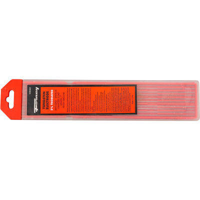 Forney® Tungsten Electrode - .040" - 2% Thoriated Tungsten - 10/Pack