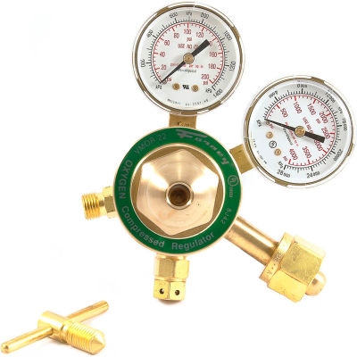 Industrial Pro® 100654 Victor® Style CGA-540 Oxygen Regulator, 250 ...