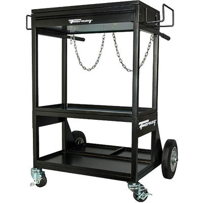 Forney® Dual Cylinder Welding Cart 3 Level, Drawer, 1-2 Cylinders