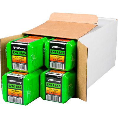 Forney® E7018 AC Mild Steel Welding Rod - 5/32" - 40 LBS. Package