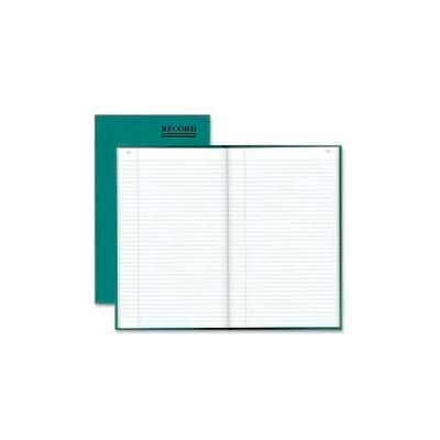 Rediform® Record Book, Record Ruled, 7-1/4" x 12-1/4", Emerald Cover, 150 Pages/Pad