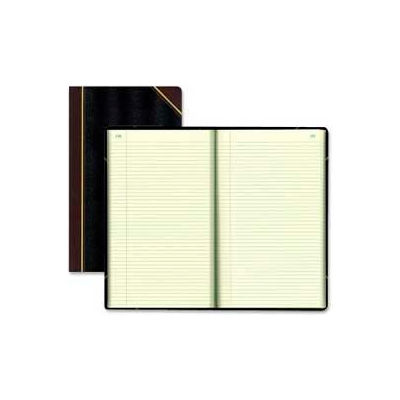 Rediform® Record Book, Record Ruled, 8-3/4" x 14-1/4", Black Cover, 500 Pages/Pad