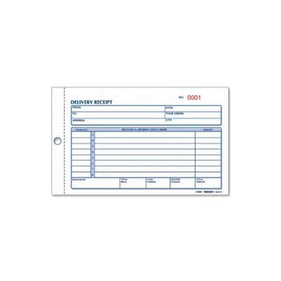 Rediform® Delivery Receipt Book, 2-Part, Carbonless, 4-1/4" x 6-3/8", 50 Sets/Book