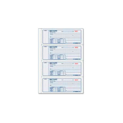 Rediform® Money Receipt Book, 2-Part, Carbonless, 2-3/4" x 7", 400 Sets/Book