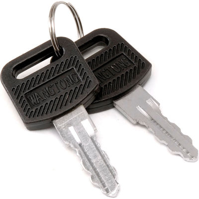Global Industrial Replacement Keys For 237635GY, 237635BK & 237635TN, Assembled
