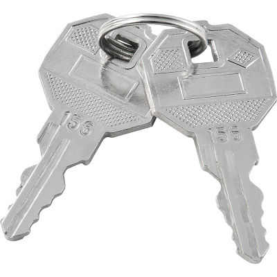 Replacement Keys For Inner Door of Global Industrial Narcotics Cabinet 436952, 2pcs Key# 156