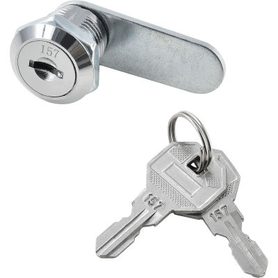Replacement Lock & Key Set For Outer Door of Global Industrial Narcotics Cabinets Key# 157