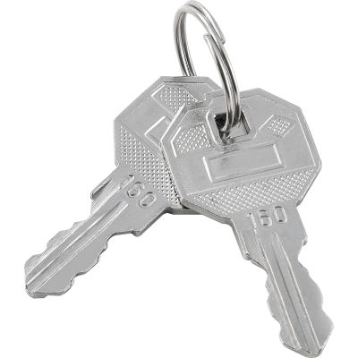 Replacement Keys For Inner Door of Global Industrial Narcotics Cabinet 436953, 2pcs Key# 160