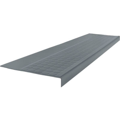 Rubber Low Circular Profile Square Nose 12.5" x 42" Dark Gray