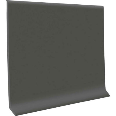 Pinnacle Rubber Wall Base 4.5" x 48" Charcoal