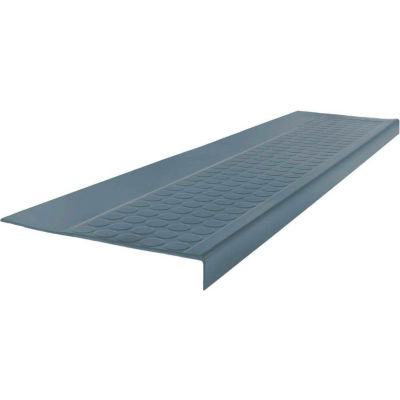 Rubber Low Circular Profile Square Nose 12.5" x 48" Steel Blue