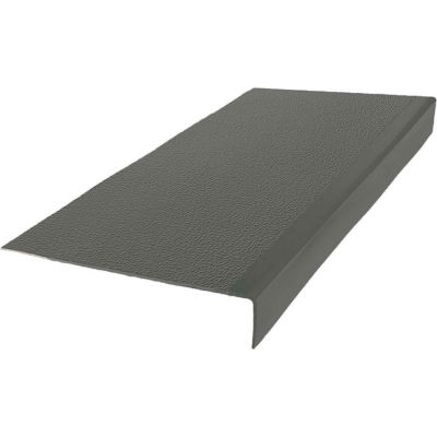 Rubber Textured Profile Square Nose 12.63" x 48" Charcoal