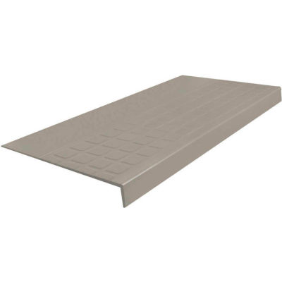 Rubber Square Profile Square Nose 12.31" x 48" Pewter
