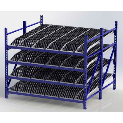 UNEX RR99K2W8X8-S Gravity Rack Knuckled Span-Track Wheel bed Starter 96 ...