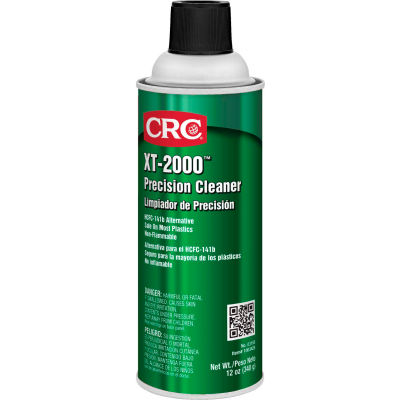 CRC XT-2000 Precision Cleaner, 12 Wt Oz, Aerosol, Cozol®, Clear Colorless - Pkg Qty 12