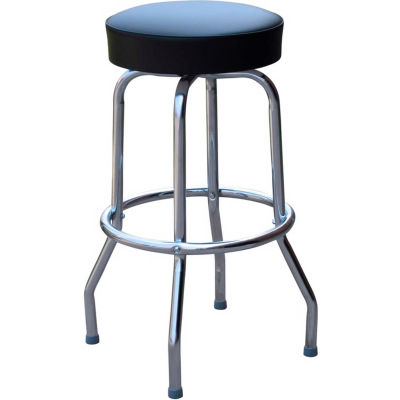 Richardson Seating Swivel Barstool - 24"H - Black