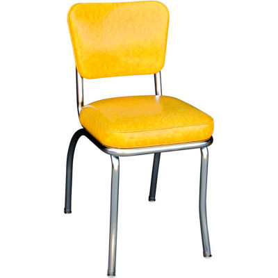 Chairs | Restaurant Chairs | Cracked Ice Yellow Retro ...