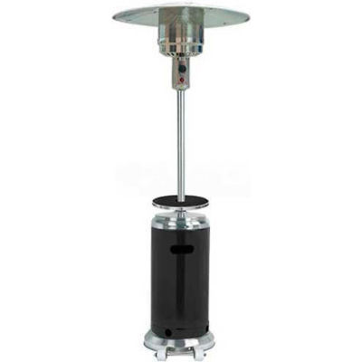 Hiland Patio Heater HLDS01-SSBLT Propane 48000 BTU With Table Black/Silver