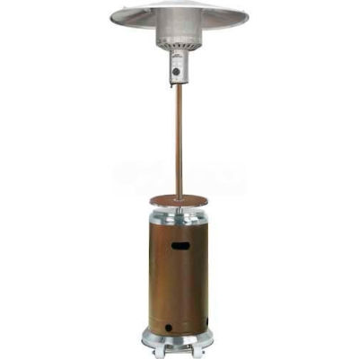 Hiland Patio Heater HLDS01-SSHGT Propane 48000 BTU With Table Bronze/Silver