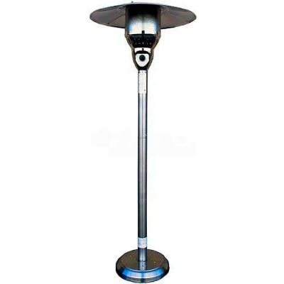 Hiland Patio Heater NG-SS Natural Gas 41000 BTU Stainless Steel