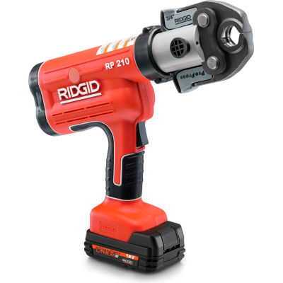 ridgid propress rigid jaws sertisseuse cordless pex globalindustrial iso