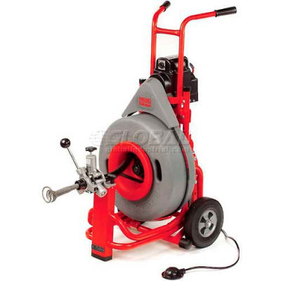 RIDGID® K-7500 Drum Machine W/Pigtail & Standard Accessories, 5/8"L, 115V, 4/10HP, 200RPM