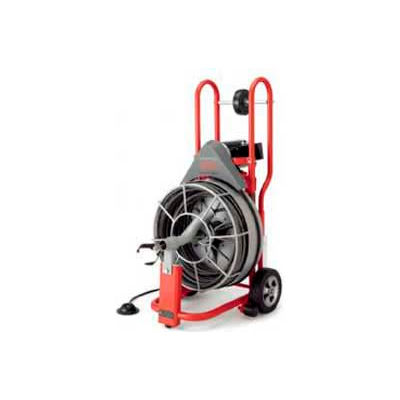 RIDGID® K-750R W/Cage, IC Cables, Tool Box & Gloves, 115V, 1/2HP, 5/8", 100'L x 5/8"W Cables