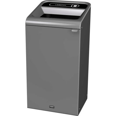 Rubbermaid 23 Gallon Configure Decorative Waste Container, Landfill Lid - 1961621