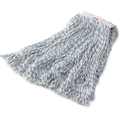 Rubbermaid® Medium Web Foot Cotton/Synthetic Wet Finish Mop W/ 1" Headband - FGA41206WH00 - Pkg Qty 6