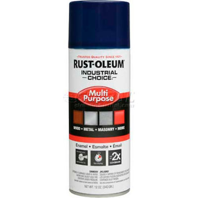 Rust-Oleum Industrial 1600 System General Purpose Enamel Aerosol, Regal Blue, 12 oz. - 1622830 - Pkg Qty 6