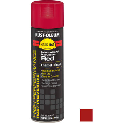 Rust-Oleum High Perform V2100 System Equip Aerosol, International Harvester Red, 15 oz. - 209717 - Pkg Qty 6