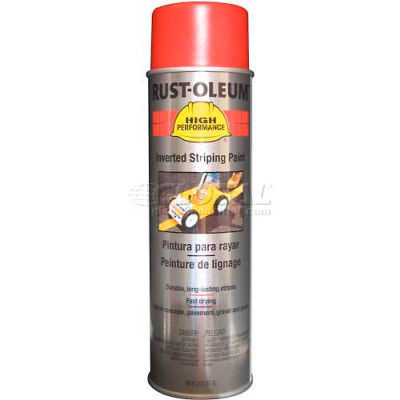 Rust-Oleum 2300 System Inverted Striping Paint Aerosol, Red - Pkg Qty 6