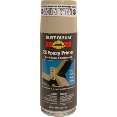 Rust-Oleum Vk9300 System 2k Epoxy Primer Aerosol Beige 247598 - Pkg Qty 6