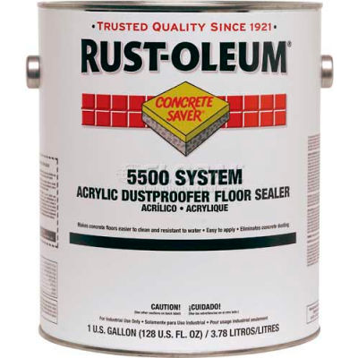 Rust-Oleum 5500 System <100 VOC Acrylic Dust Proofer Floor Sealer, 5 Gallon Pail - 251283