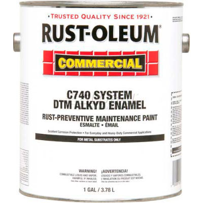 Rust-Oleum Comm Cv740 <100 VOC DTM Alkyd Enamel Rust-Prev Maint Paint, Forest Green - 255612 - Pkg Qty 2