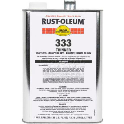 Rust-Oleum Thinner, Exempt Solvent, Gallon Can - 333402 - Pkg Qty 2