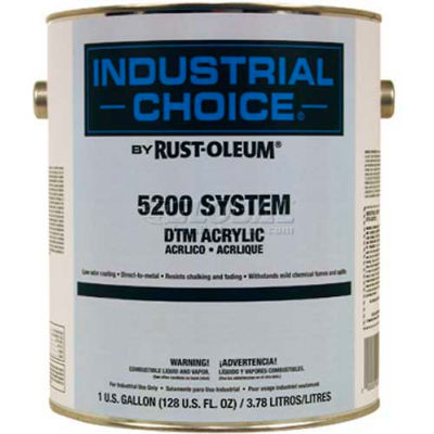 Rust-Oleum 5200 System < 250 VOC DTM Acrylic, Tower Orange, 5 Gallon Pail - 5258300