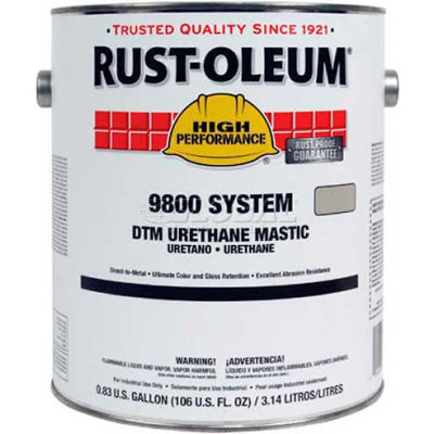 Rust-Oleum 9800 System <340 Voc Dtm Urethane Mastic Alumi-Non 9815419 - Pkg Qty 2