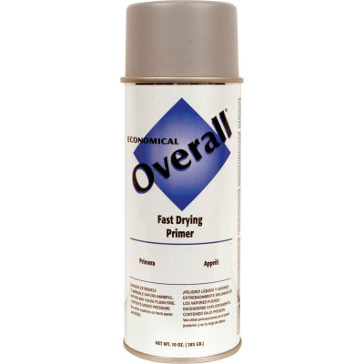 Rust-Oleum Overall Economical Enamel Aerosol, Sandable Gray Primer, 10 oz. - V2401830 - Pkg Qty 6