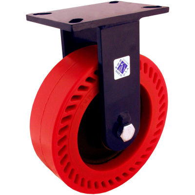 RWM Casters 76 Series 10" Phenolic Wheel Rigid Caster - 76-DUR-1030-R